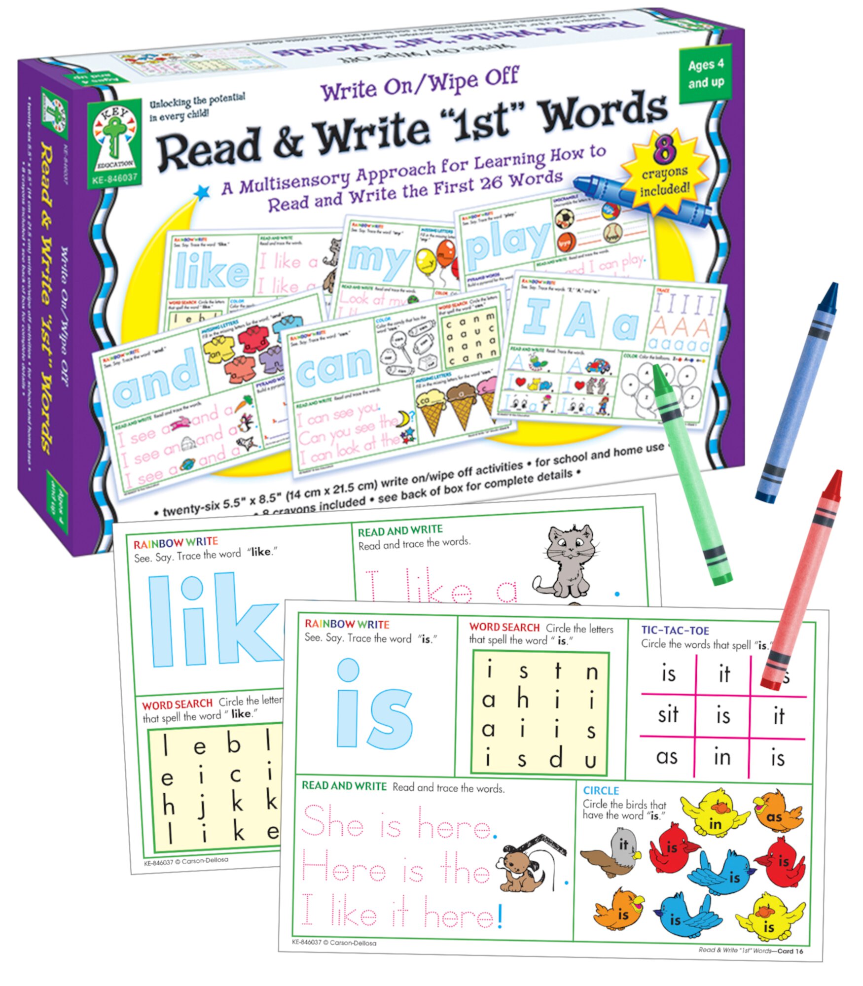 Key Education Read & Write First Words Early Learning Manipulative Key Education