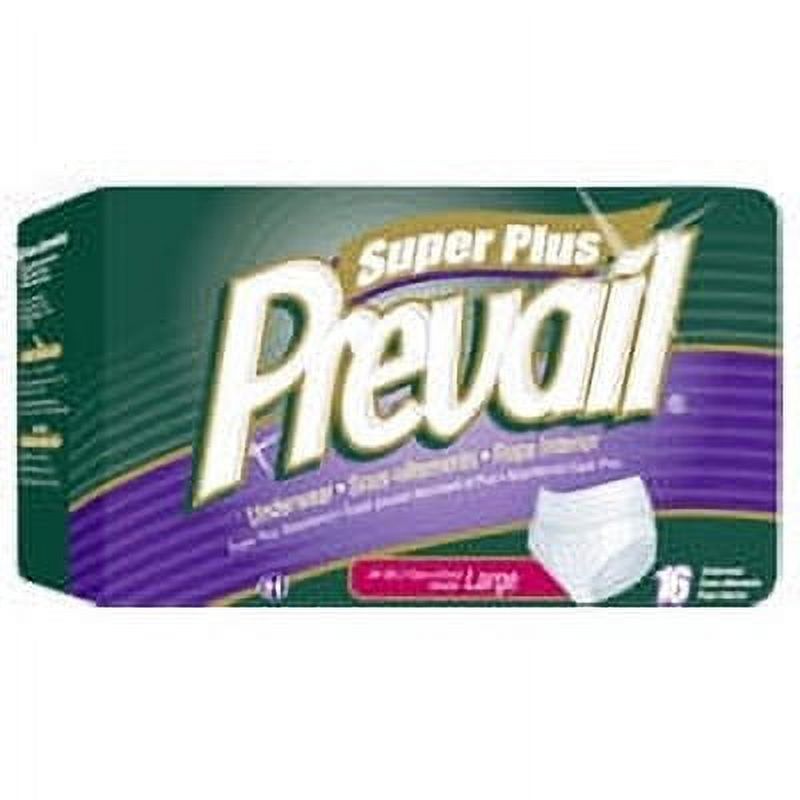 Prevail Super Plus Underwear For Women Of Size : Large (44-58 Inches) - 16 Ea/Pack 4 Pack Prevail