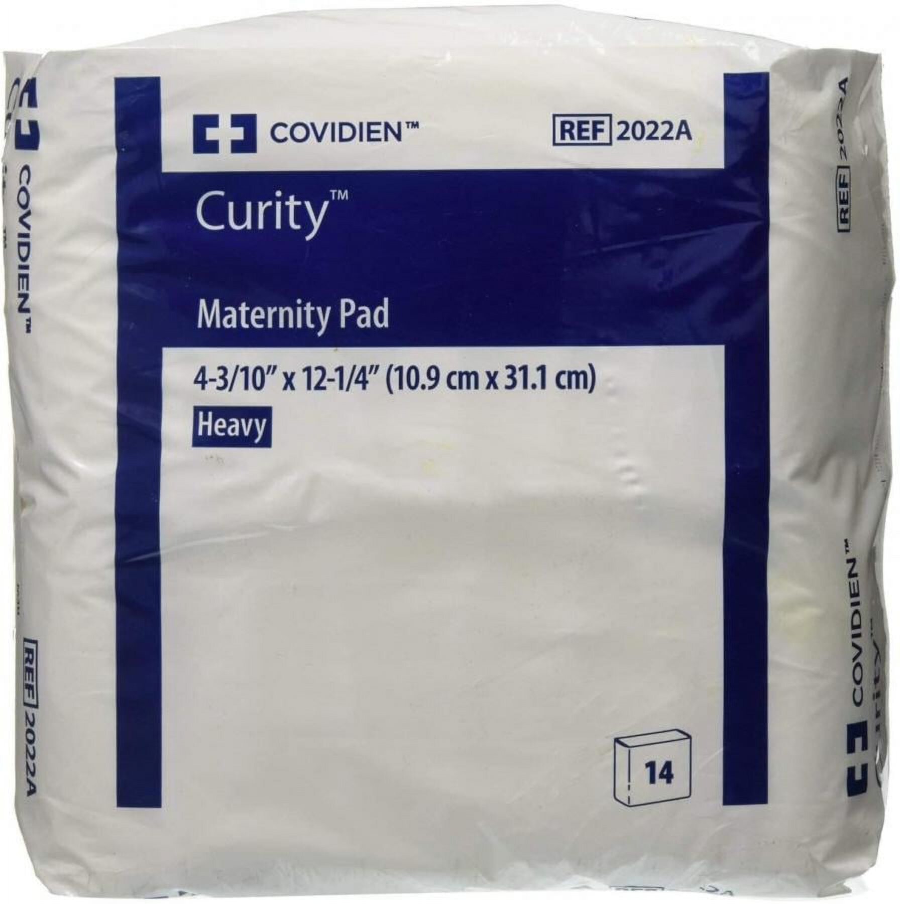 Curity OB/Maternity Pad - 4.3 x 12.25 Inch, Heavy Absorbency, 168 Count Curity