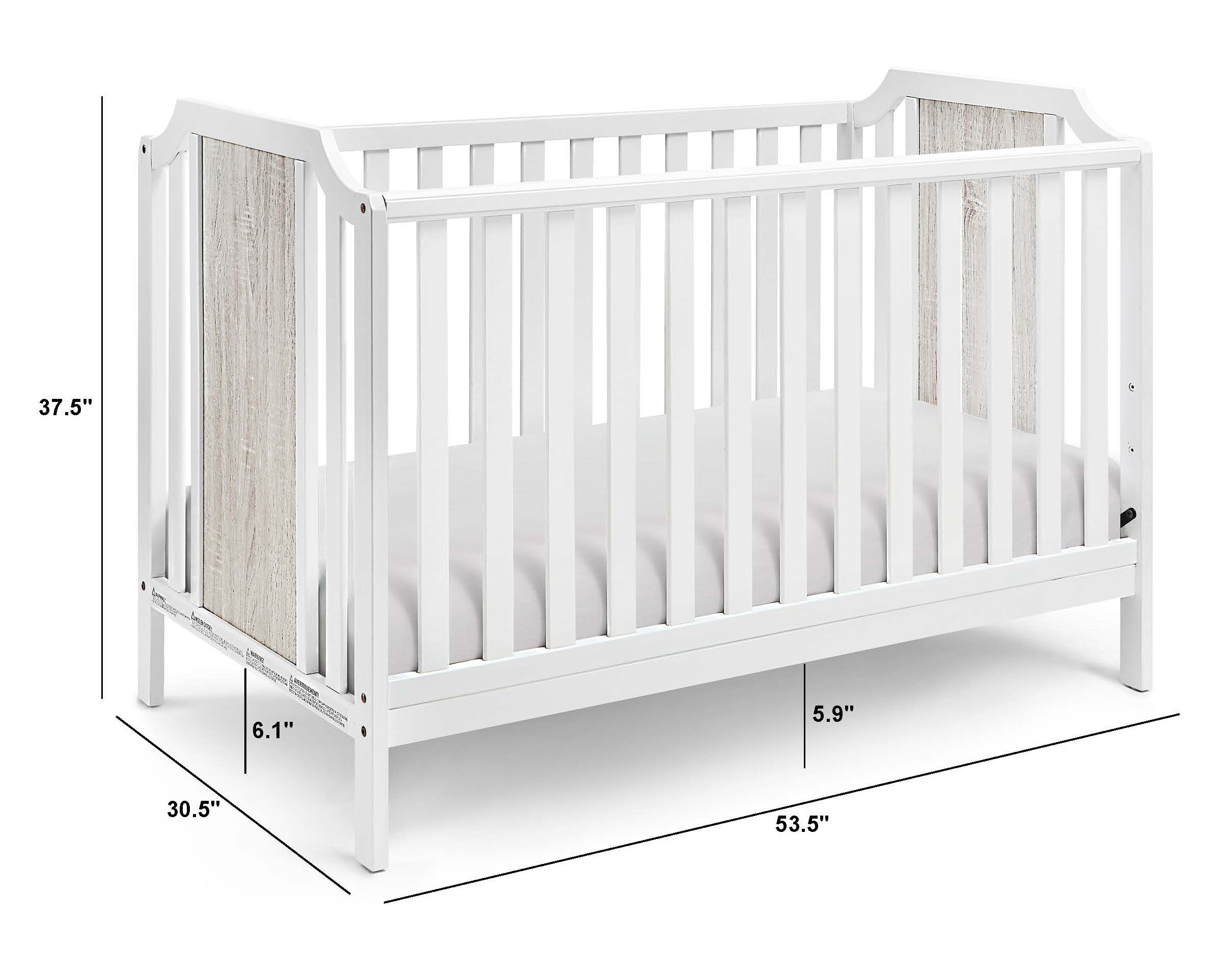 Suite Bebe  Brees 3-in-1 Convertible Island Crib Grey Suite Bebe