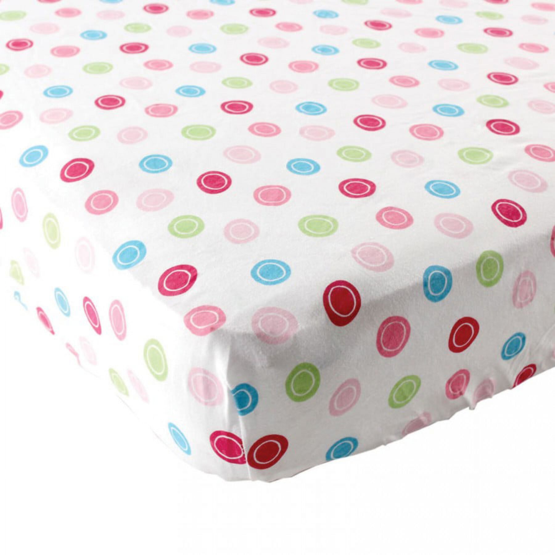 Luvable Friends Baby Girl Fitted Playard Sheet, Pink Geometric, One Size Luvable Friends