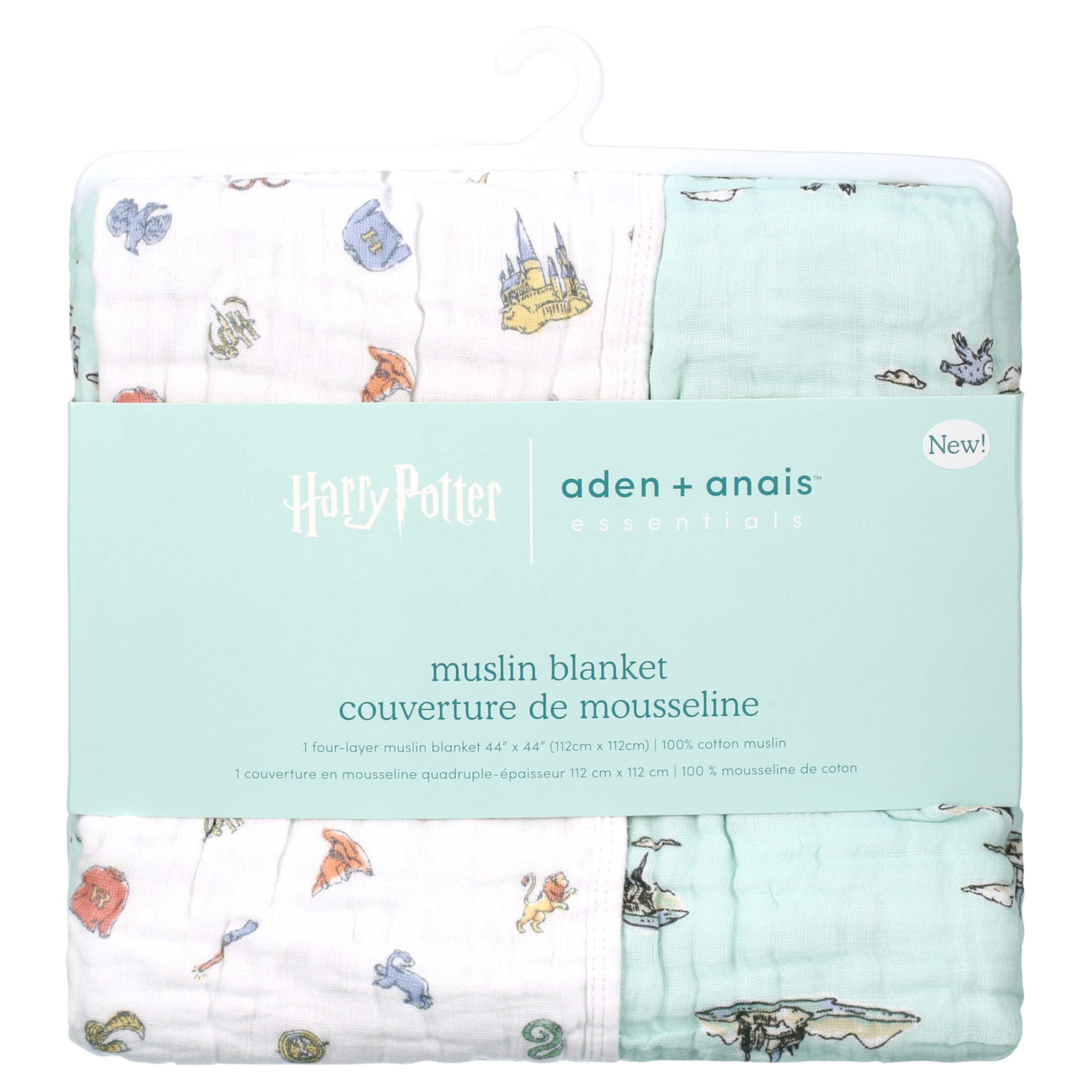 Harry Potter HogwartsMuslin Blanket Aden + anais