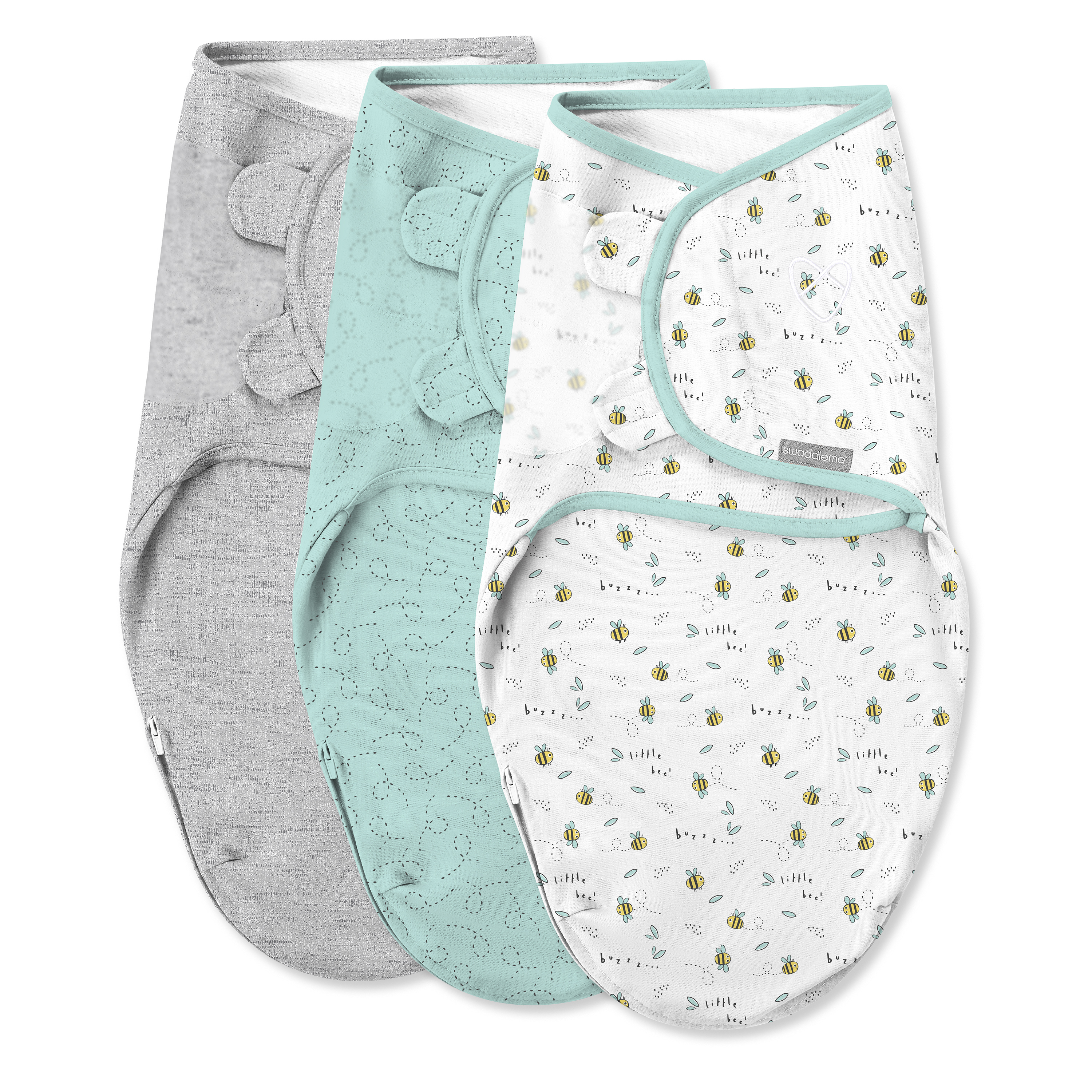 SwaddleMe by Ingenuity Easy Change Swaddle - Little Bees Ingenuity