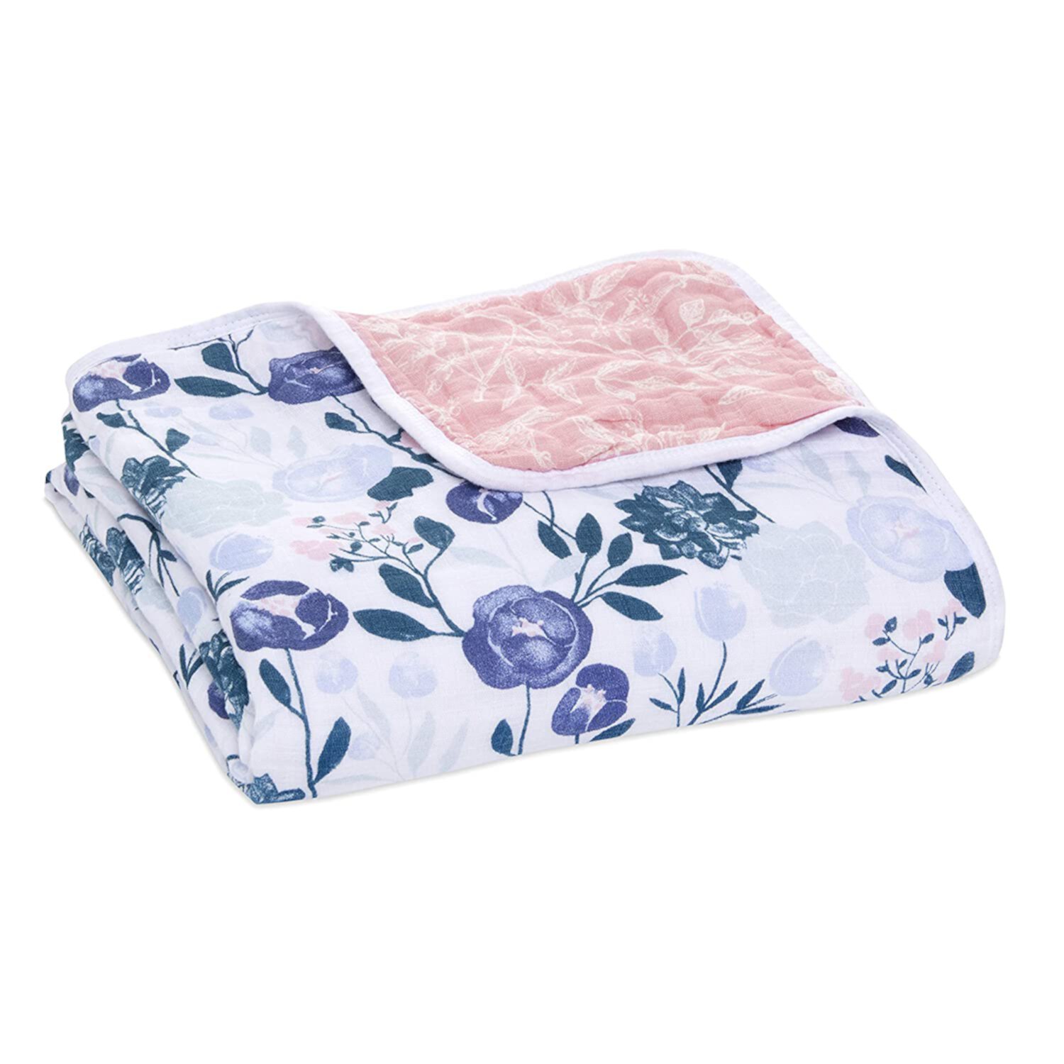 Aden + Anais™ Essentials , Cotton Muslin Baby Blanket, Flowers Bloom, Girls, Infants Aden + anais