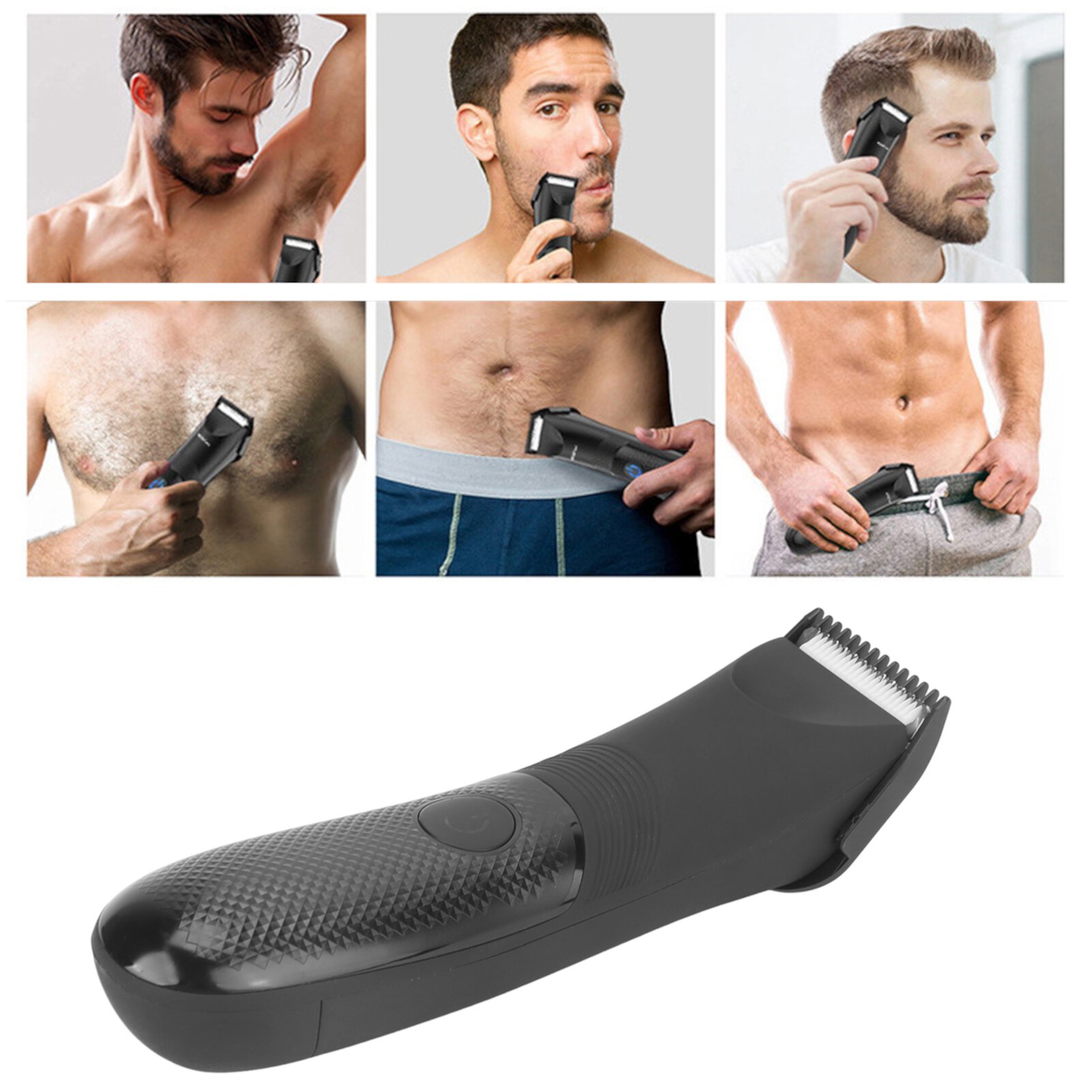 FAGINEY Electric Body Hair Shaver Multi Functional With Base Body Grooming Clipper For Men,Body Trimmer For Men,Body Hair Grooming Clipper Ccdes