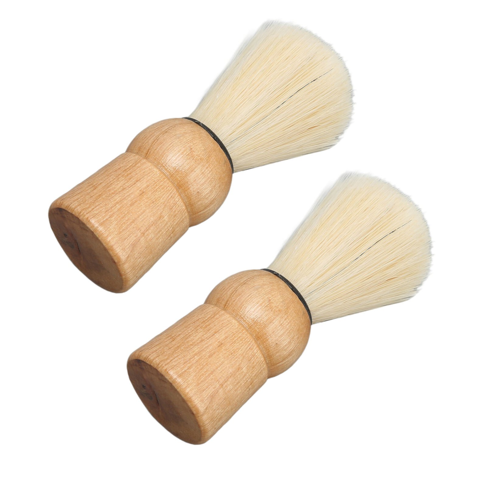 Ccdes Men Shaving Brush,Wooden Handle Shave Brush Mini Professional Synthetic Shaving Brush For Men Beauty Salon,Beard Shave Brush Ccdes