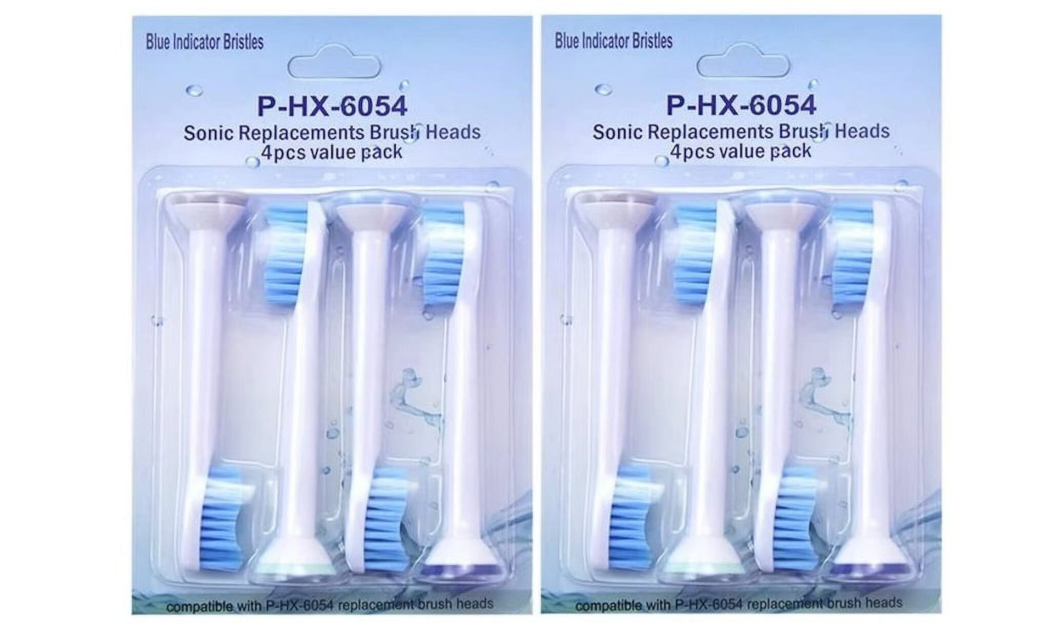 Oral Basics Sensitive Brush Heads Pro-Results - Compatible with Philips Sonicare Toothbrush (P-HX6054) (8 Pack) Oral Basics