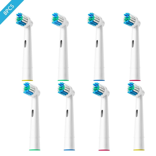 Genkent Replacement Brush Heads Compatible Oral-B Replacement Heads, Pack of 8, Fits for Oral B Electric Toothbrush Heads Refill GENKENT