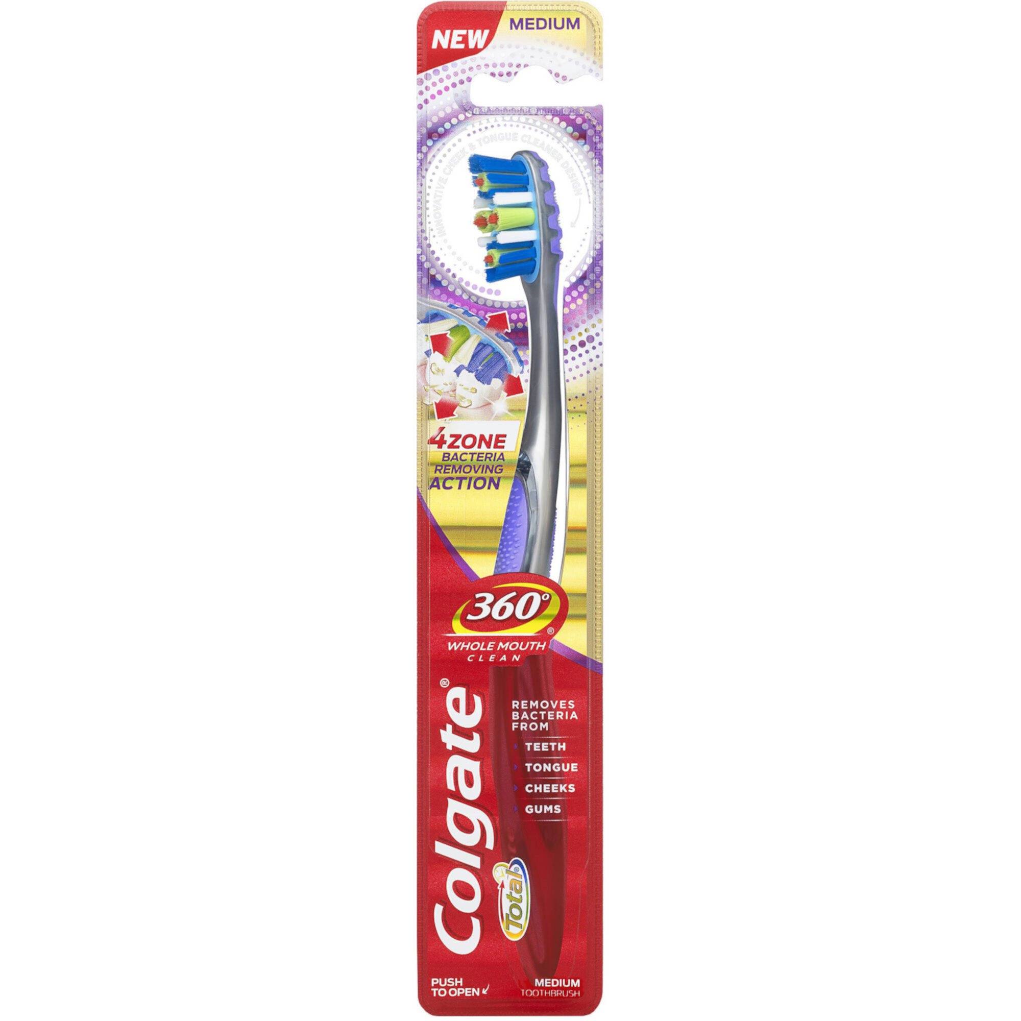 Colgate 360 Advanced 4 Zone Toothbrush, Medium Visit the Colgate Store