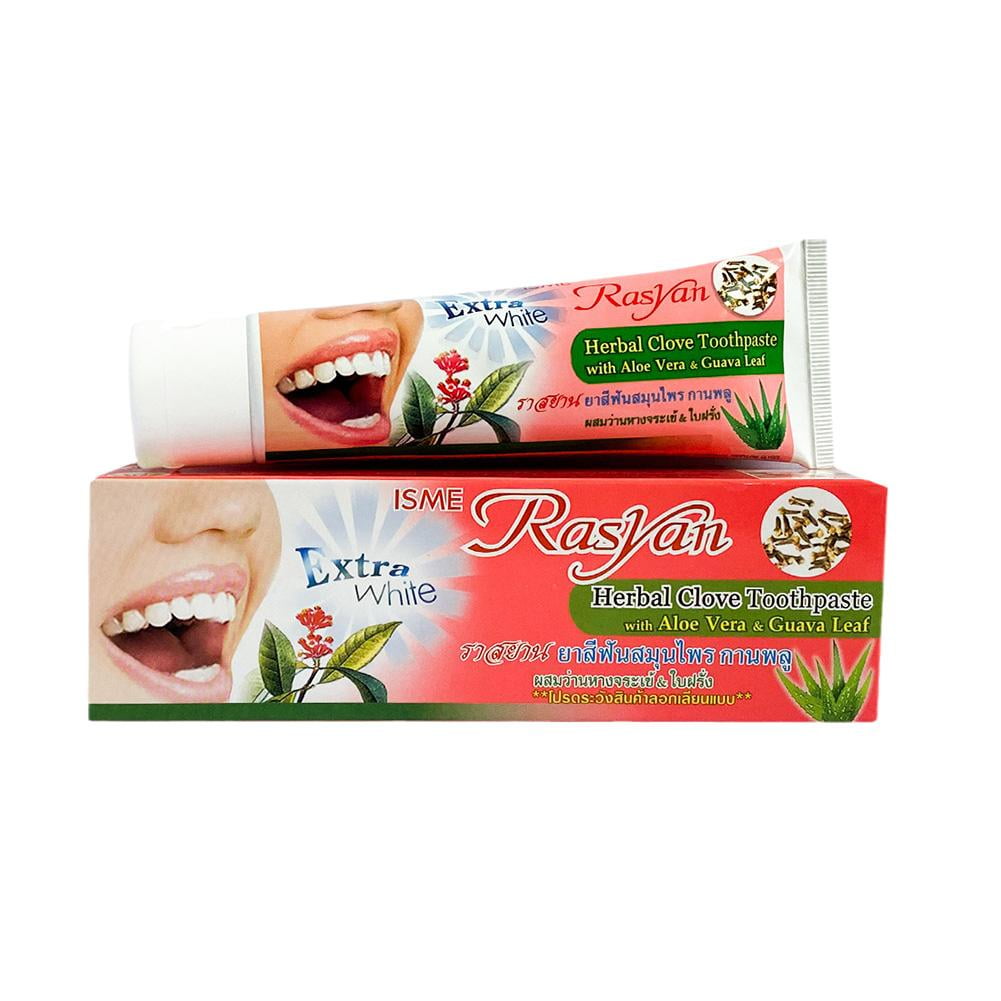 ISME Rasyan Herbal Clove Toothpaste - Antibacterial, s Teeth Whitening n VOPPV