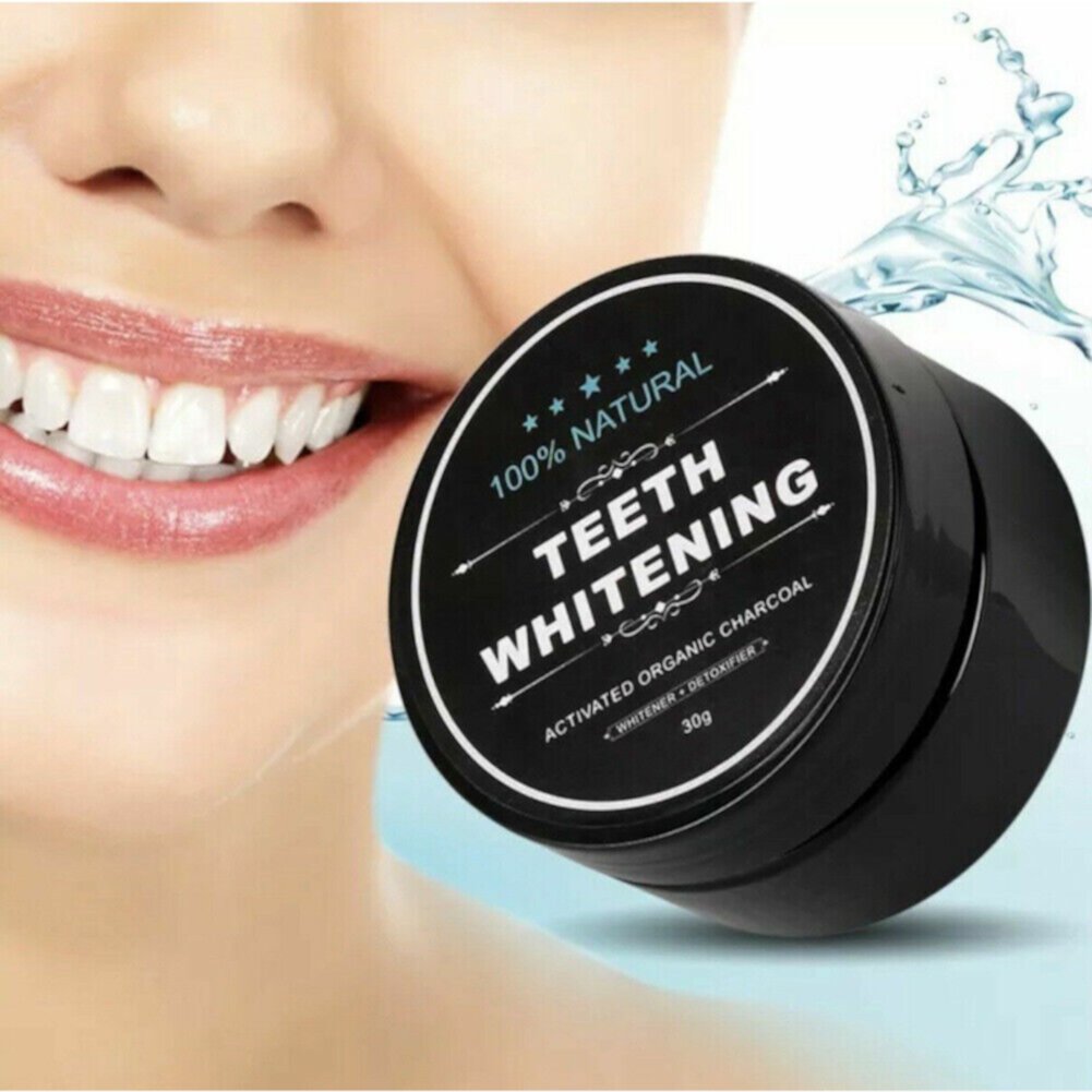 US 2-4Pc Activated Charcoal Teeth Whitening Powder Organic Coconut Removes Stain Magik