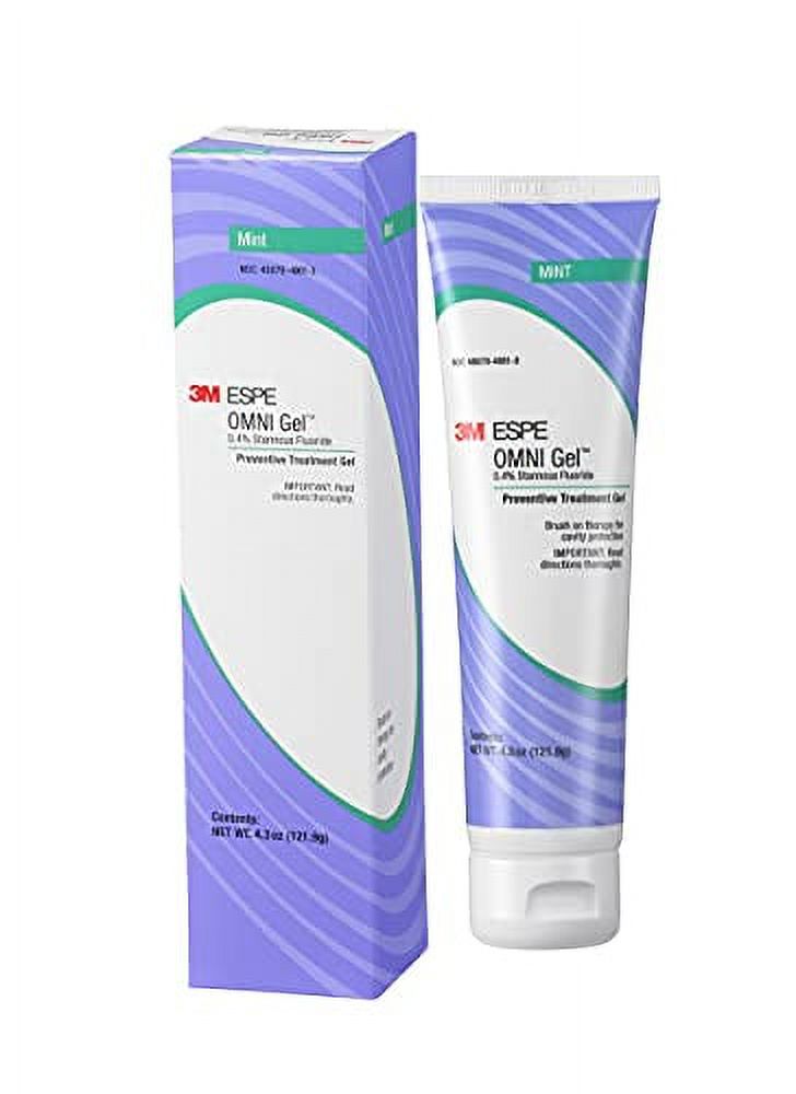 3M Oral Care ESPE 12106M OMNI Gel 0.4% Stannous Fluoride Brush On Gel Refill, Mint Flavor 3M