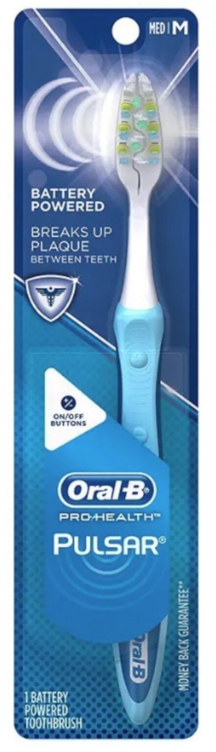 Oral-B Toothbrush Pulsar Battery Powered (2 Pack) Visit the Oral-B Store