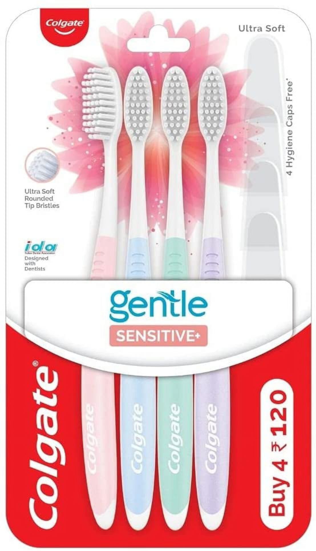 Colgate Toothbrush Sensitive, Pack of 4 Brushes Visit the Colgate Store