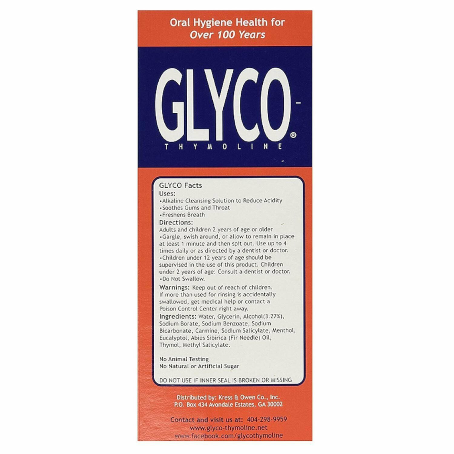 3 Pack - Glyco-Thymoline Mouthwash and Oral Hygiene, The Original Alkaline Cleansing Mouthwash to Reduce Acidity, 16 fl oz Attends