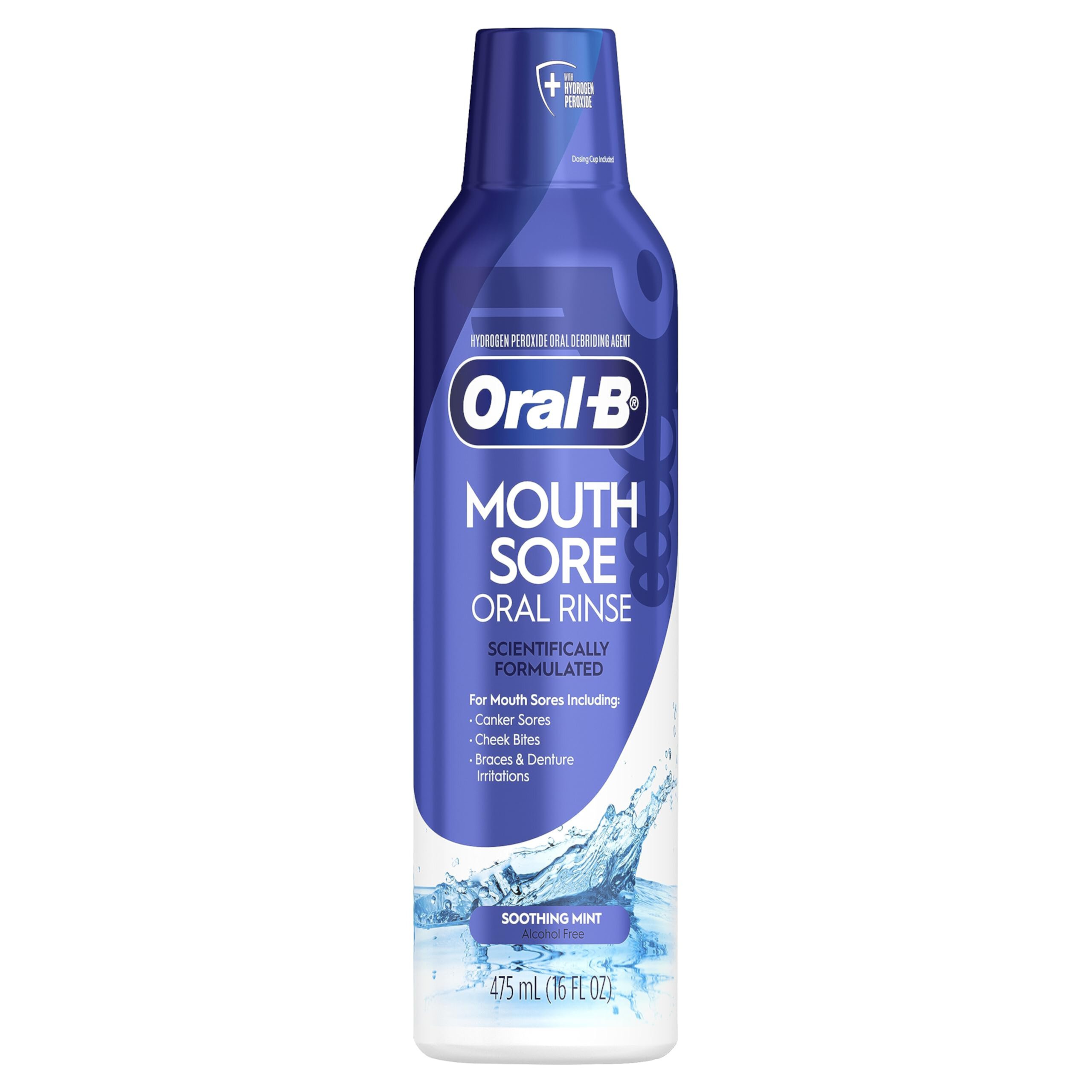 Oral-B Mouth Sore Mouthwash Special Care Oral Rinse, 475 Ml (16 Fl Oz) Visit the Oral-B Store