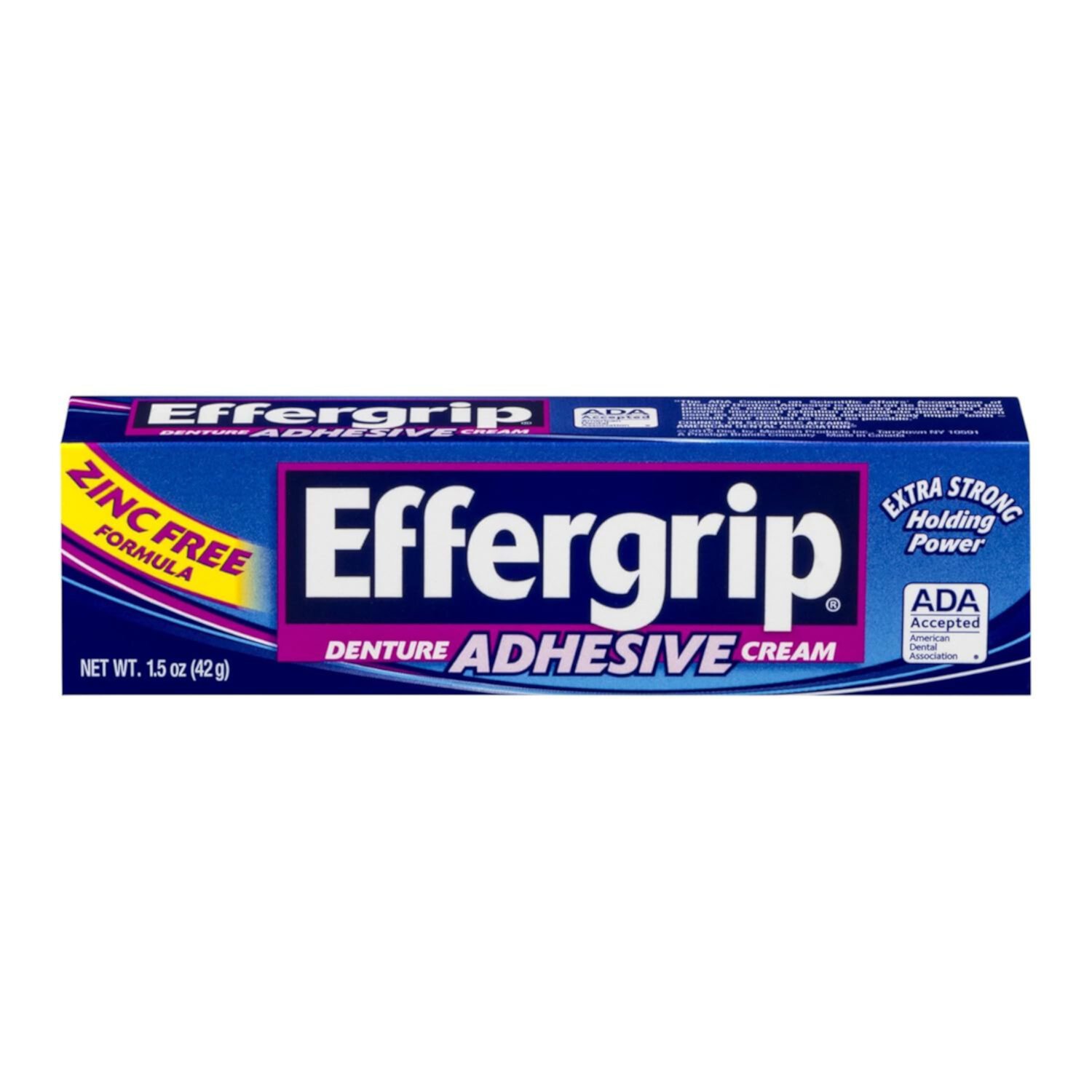 Effergrip Denture Adhesive Cream: 1.5 OZ Effergrip