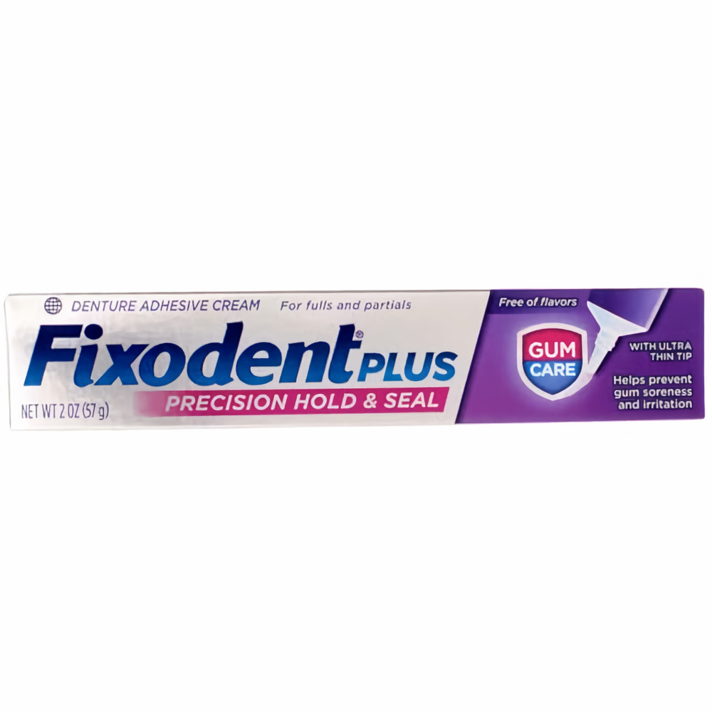 Fixodent Plus Denture Adhesive Cream (Pack of 12) Fixodent