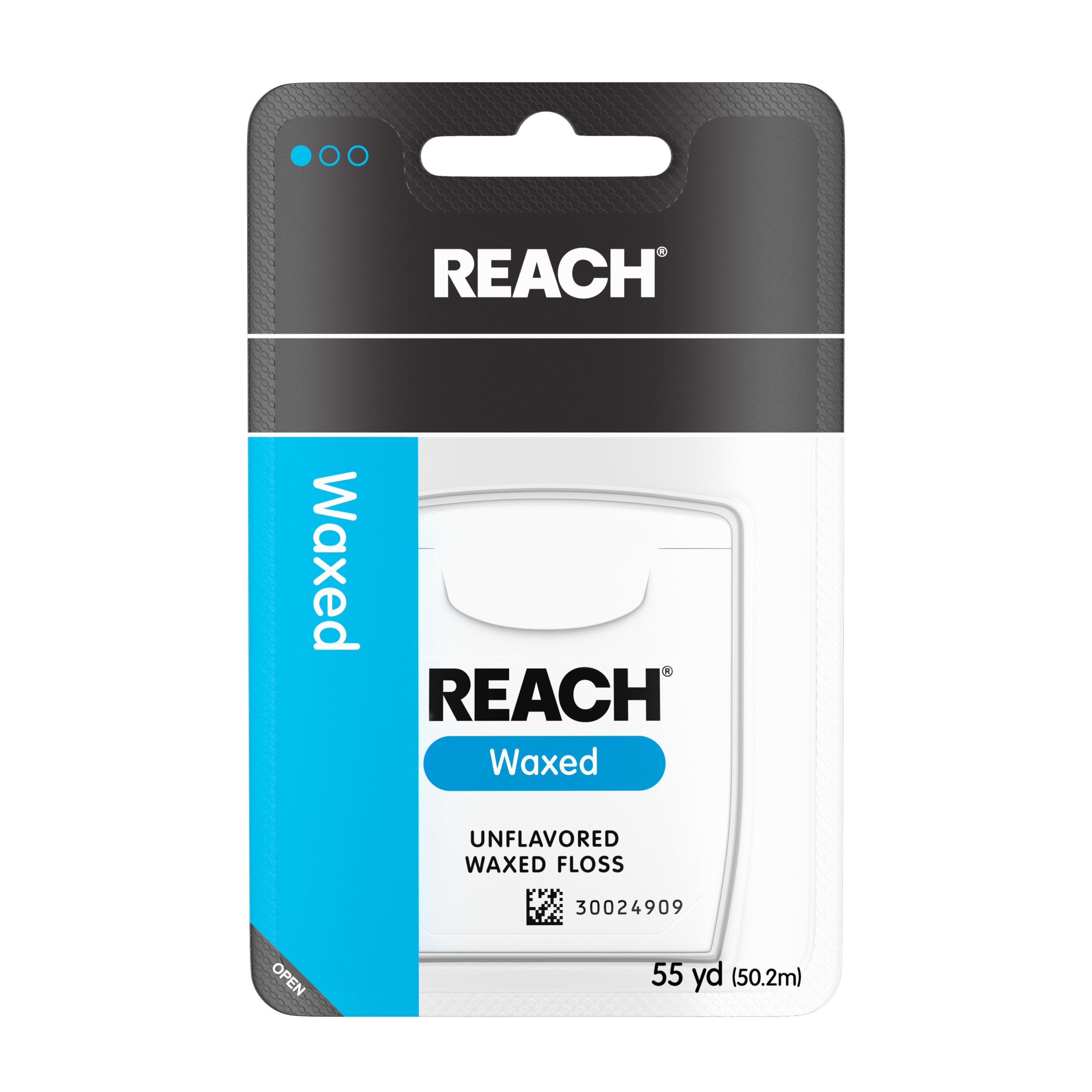 Reach Waxed Dental Floss Unflavored, 55 Yard (Pack of 12) Reach