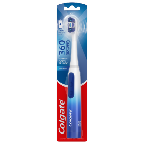 Colgate 360 Floss-Tip Soft Bristle Battery Sonic Powered Toothbrush - 1 ct Visit the Colgate Store