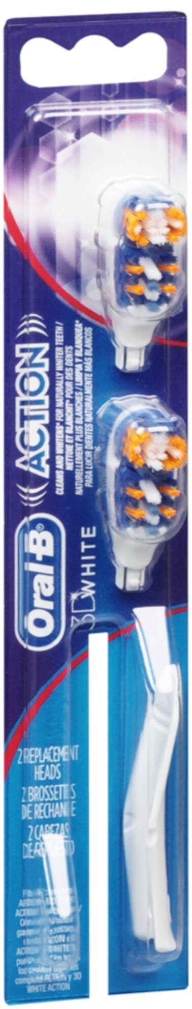 2 Pack - Oral-B Cross Action Power Replacement Brush Heads Whitening 2 Each Visit the Oral-B Store