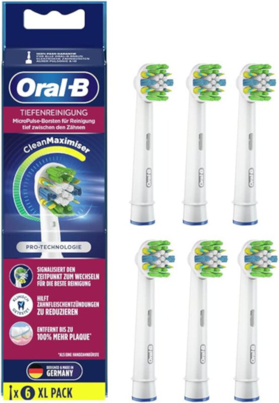 Oral-B Deep Cleaning Electric Toothbrush Replacement Brush Heads - 6 Heads Visit the Oral-B Store