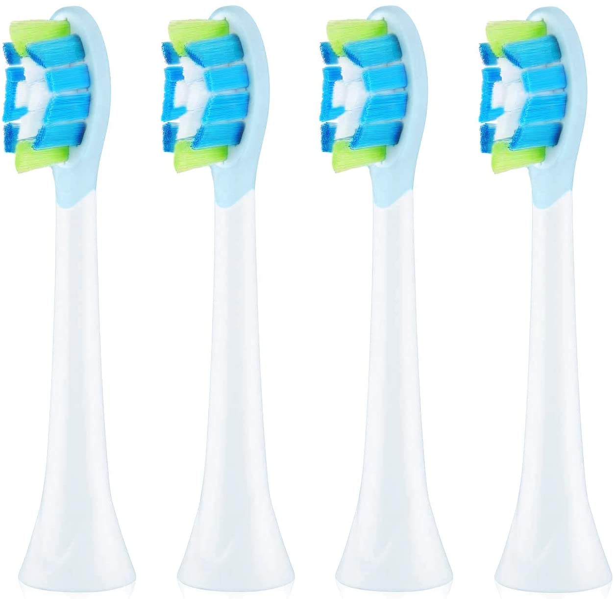 G3 Gum Care Brush Heads Compatible with Philips Sonicare Toothbrush - 4 Pack Oral Basics