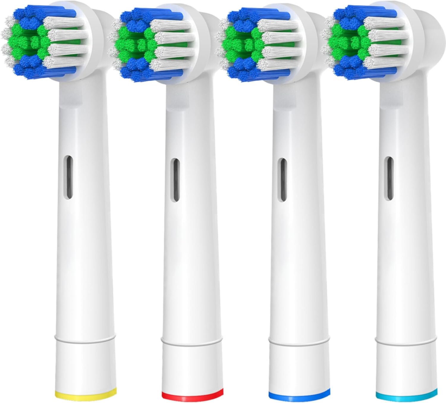 Replacement Toothbrush Heads Compatible with Oral-B Braun, 4 Pcs Professional Electric Toothbrush Heads Brush Heads for Oral B Replacement Heads Refill Pro 500/1000/1500/3000/3757/5000/7000/7500/8000 TIFOR