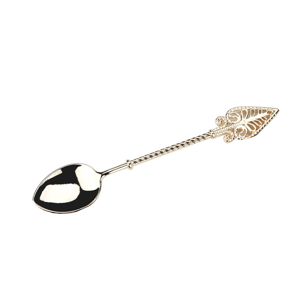 ZUBKTE Ice-Cream Scoop Retro Coffee Spoon Sugar Tea Dessert Cake Cutlery Kitchen Tableware ZUBKTE