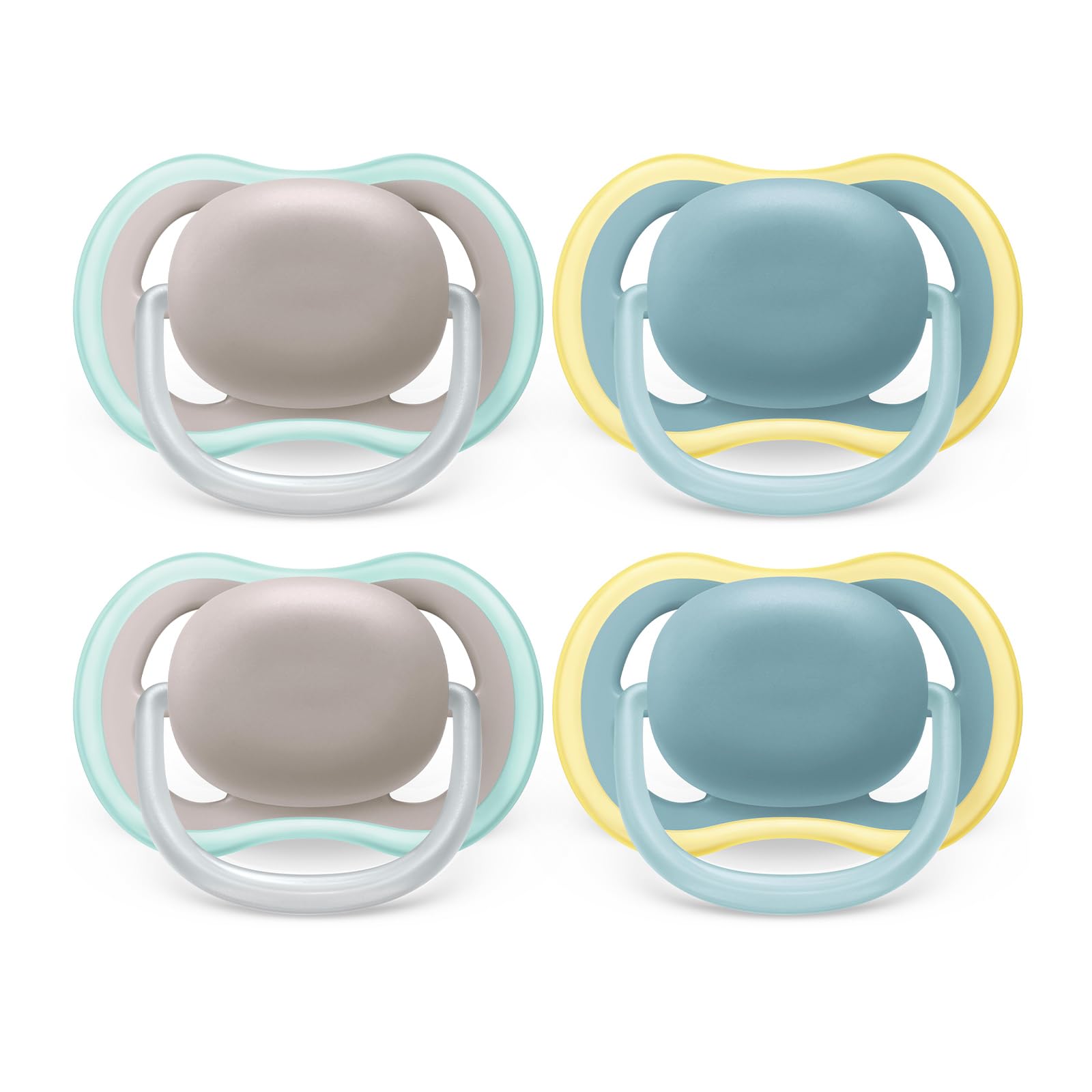 Philips Avent Ultra Air Pacifier - 4 x Light, Breathable Baby Pacifiers for Babies Aged 18 Months Plus, BPA Free with Sterilizer Carry Case (Model SCF349/25) C27 Philips Avent