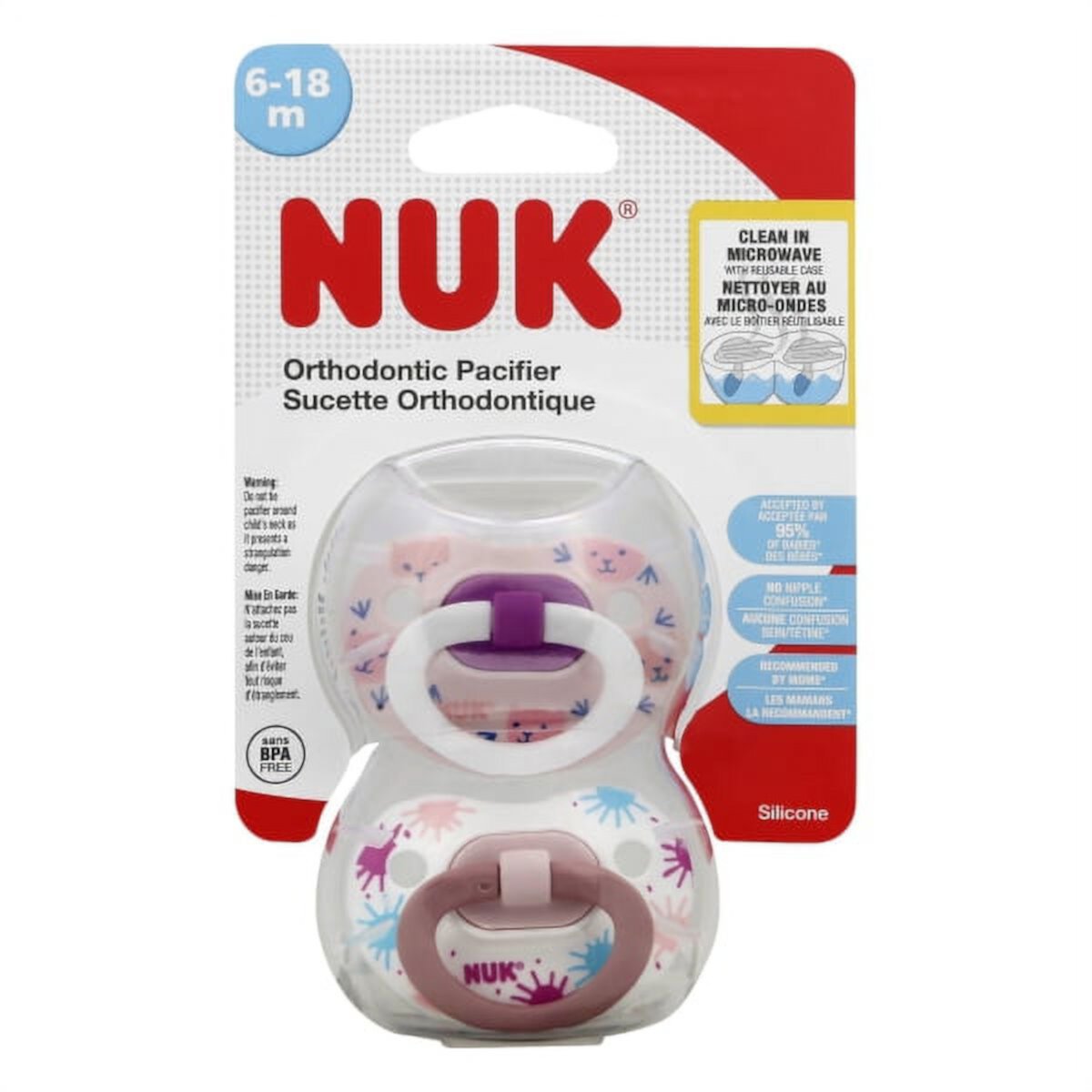 Nuk Baby Pacifier 6-18 Months Fashion NUK