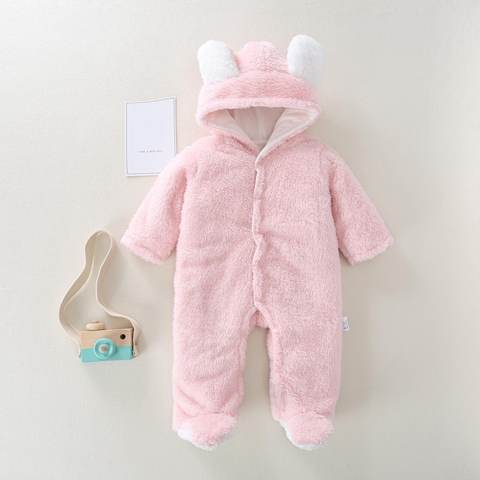 Herrnalise Newborn Baby Winter Girls Boys Clothes Warm Animal Overall Rompers Jumpsuit, clearance under $10 Herrnalise