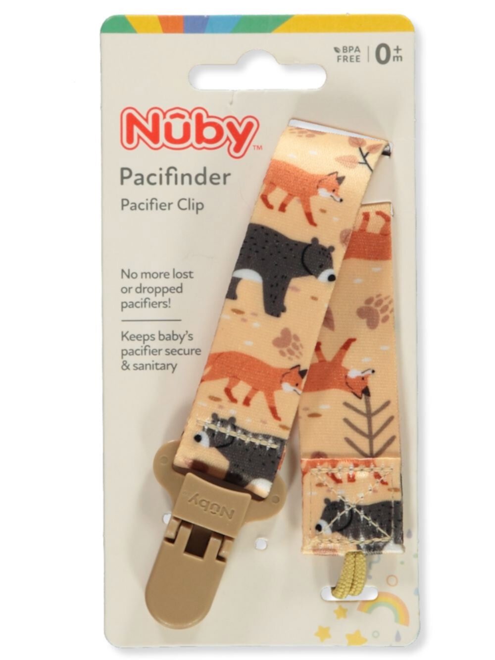 Nuby Baby Pacifinder Pacifier Clip - navy, one size NUBY