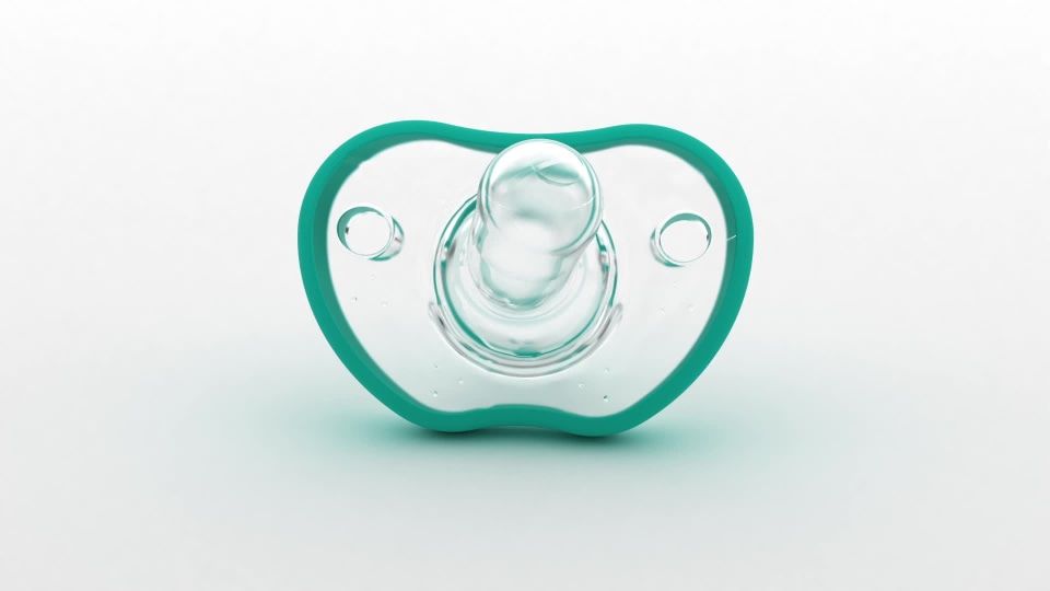 Nanobebe Flexy Newborn Pacifier, 0-3m | Gray | 2-Pack Nanobebe