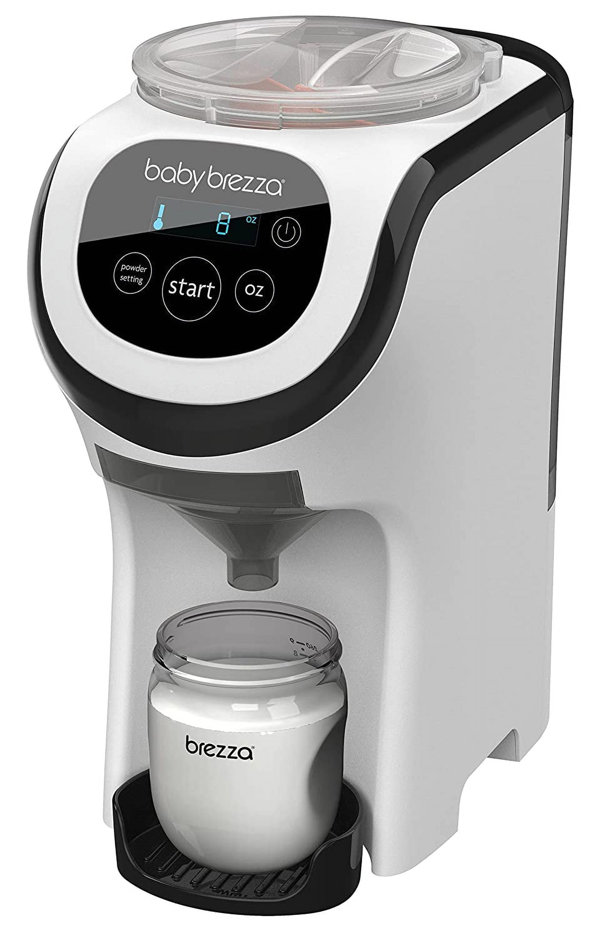 Baby Brezza Formula Pro Mini Baby Formula Mixer Machine Fits Small Spaces and is Portable for Travel Bottle Makers Makes The Perfect Bottle for Your Infant On The Go, White Baby Brezza