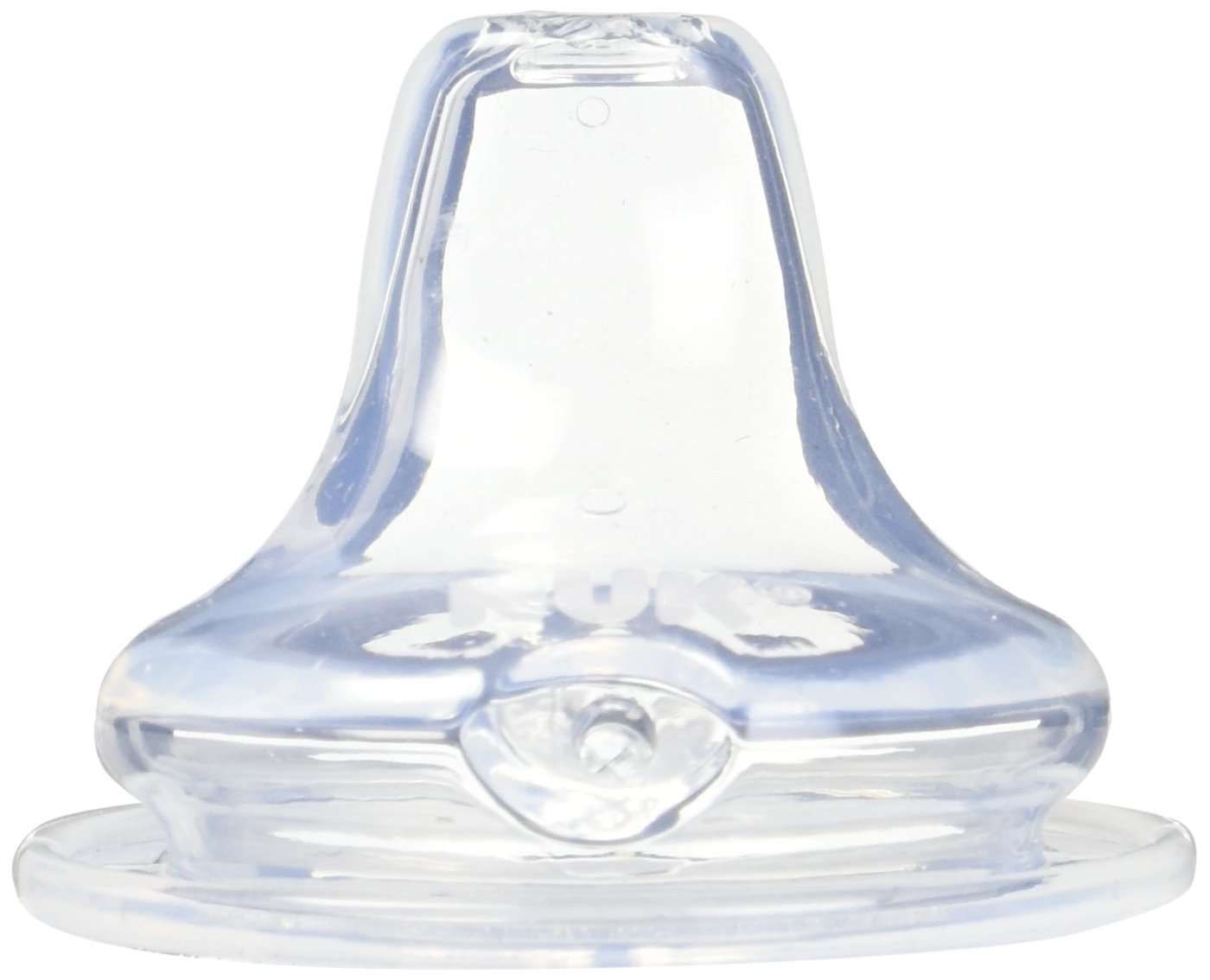 8 Nuk Clear Silicone Replacement Spouts NUK