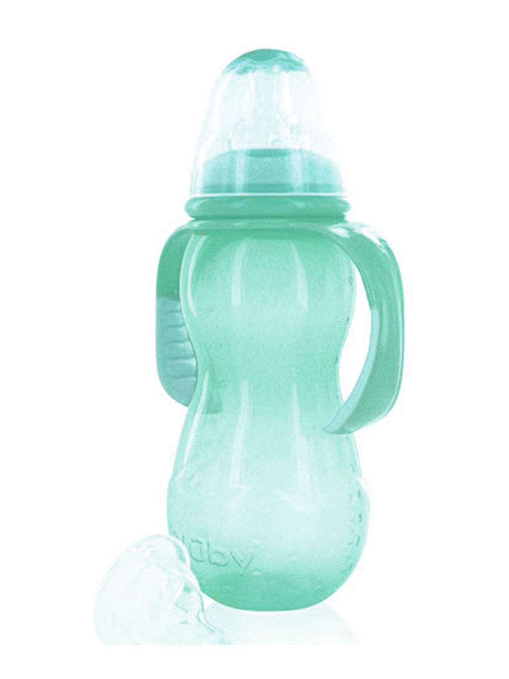 Nuby Non-Drip Standard Neck Bottle (11 oz.) - mint, one size NUBY