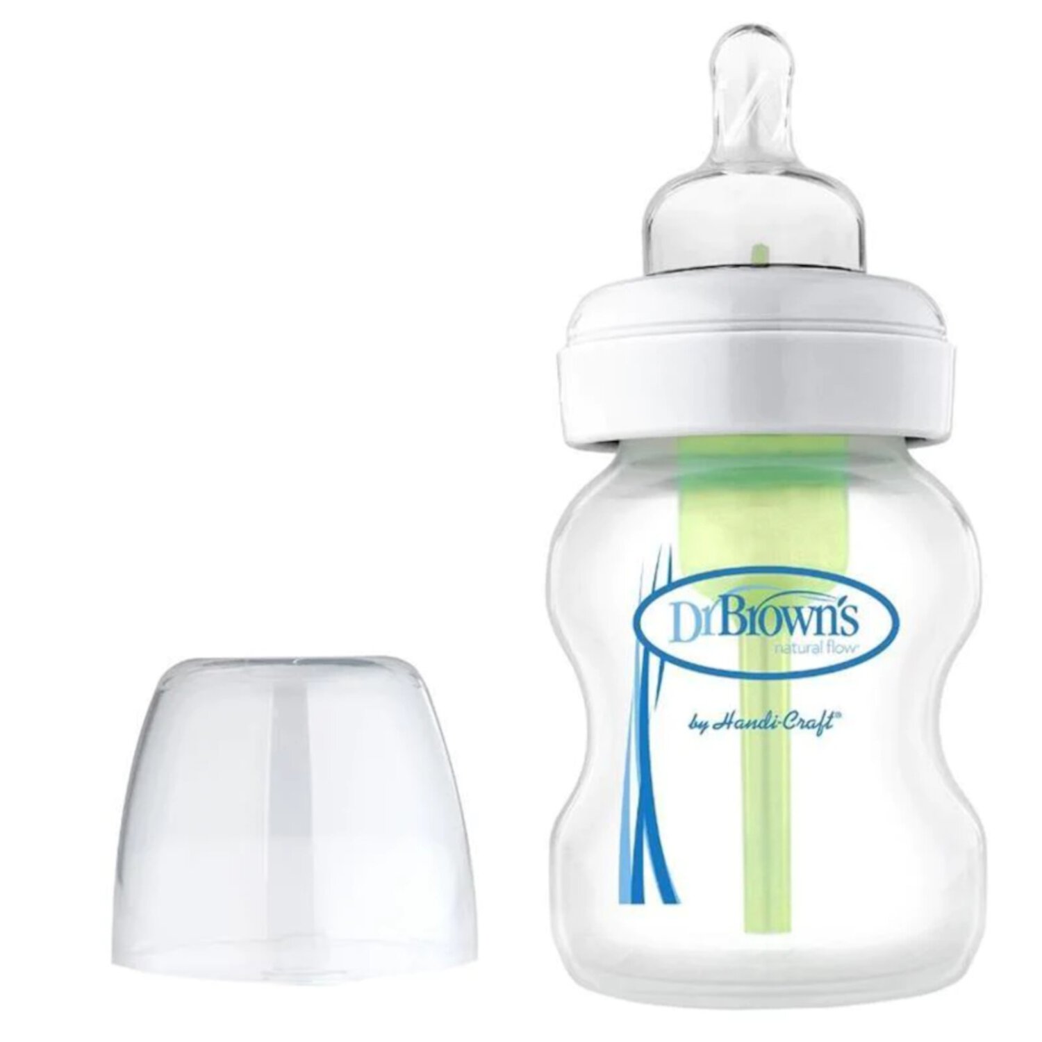 Dr. Brown's Options+ 5 oz. Wide-Neck Glass Baby Bottles, Clear, Single Visit the Dr. Brown's Store