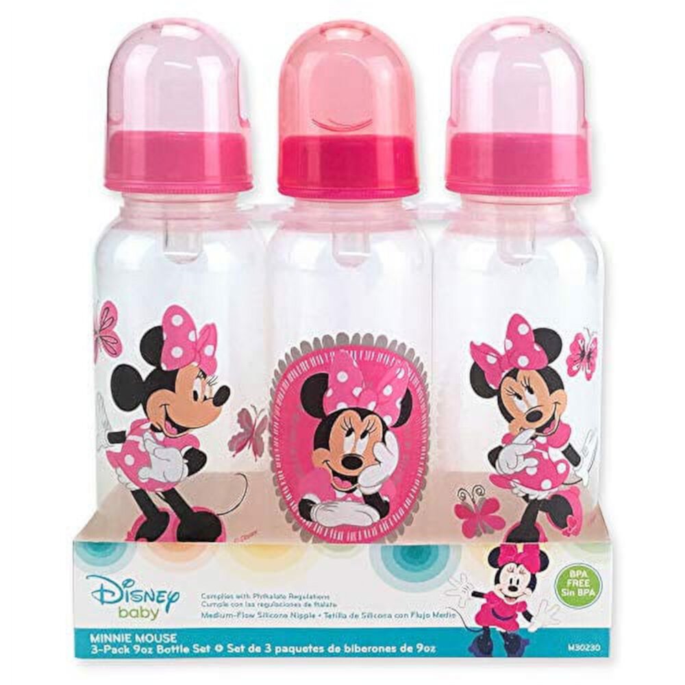 Minnie Mouse Three Pack Deluxe Bottle Set Disney