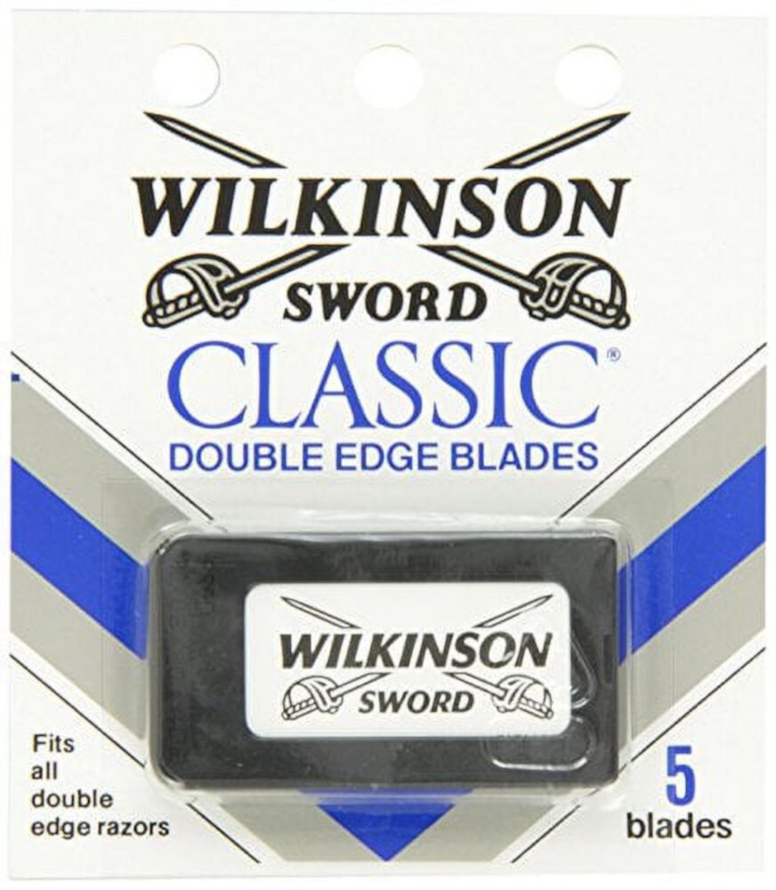 Wilkinson Sword Double Edge Razor Blade Refills for Men - 5 Count Wilkinson Sword