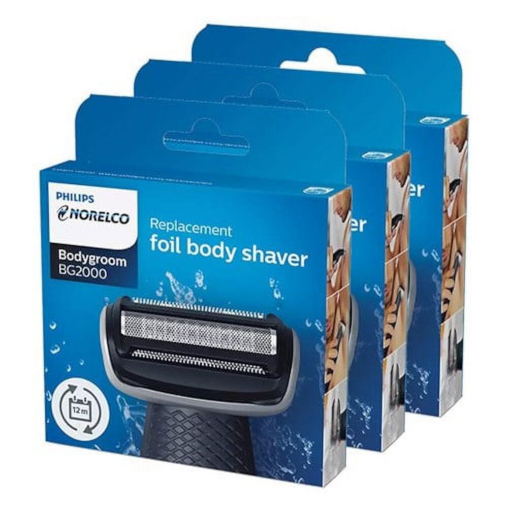 Philips Norelco BG2000 (3 Pack) - Replacement Shaver Foil Head Philips Norelco