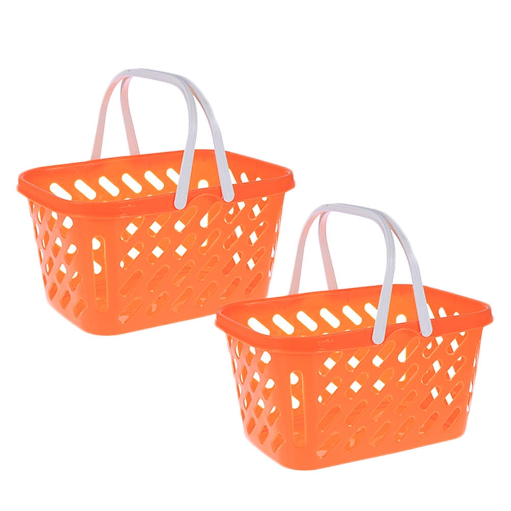 Sipeihong 2pcs Kids Grocery Baskets for Pretend Play and Parties Sipeihong