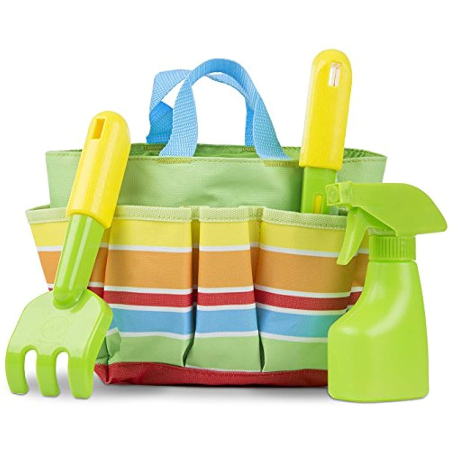 Melissa & Doug Giddy Buggy Tote Set: Sunny Patch Outdoor Play Series + 1 Scratch Art Mini-Pad Bundle (#06741) Melissa & Doug