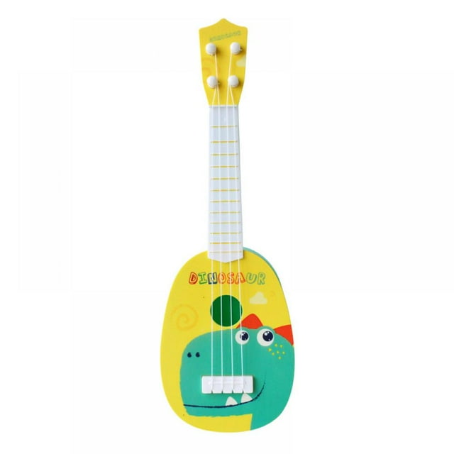 Kids Ukulele Guitar Toy 4 Strings Mini Children Musical Instruments Educational Learning Toy for Toddler Beginner Keep Tone Anti-Impact Slopehill