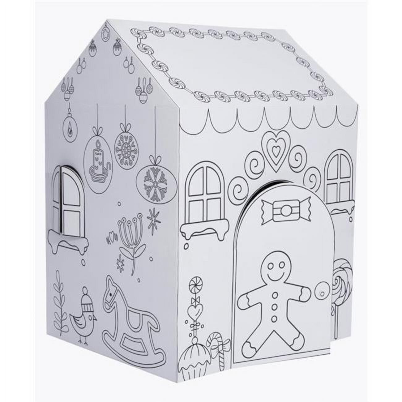 ColorJo GT0562A Christmas Wonderland Color your Own Playhouse ColorJo