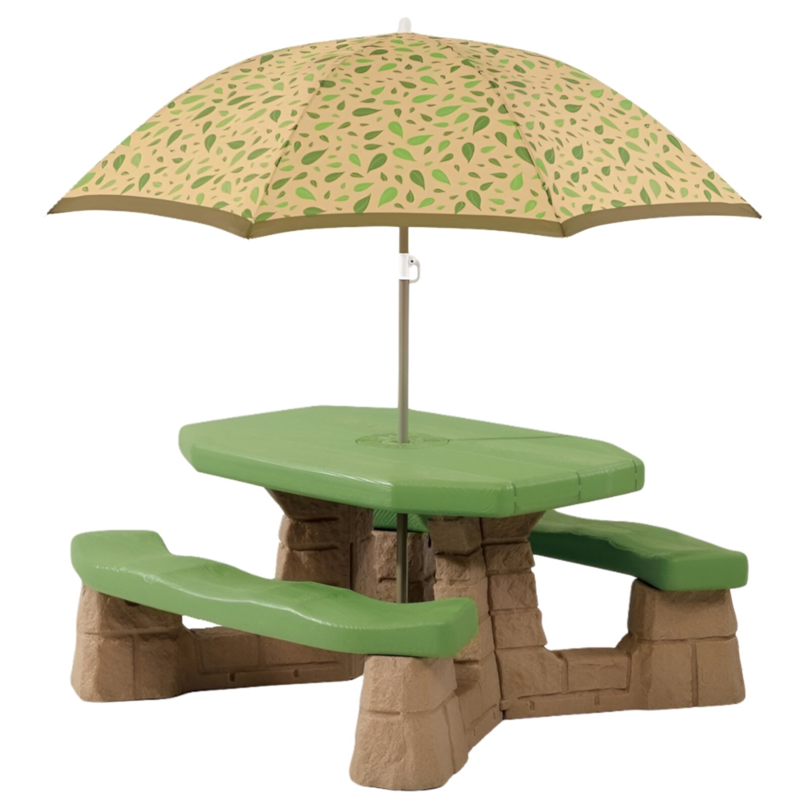 Step2 Naturally Playful Kids Picnic Table with 60-inch Umbrella Step2