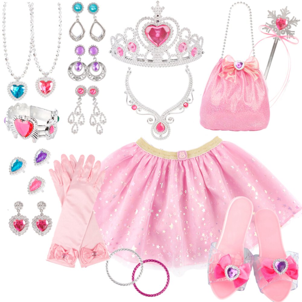 Princess Toys for Toddler Girls Ages 3 4 5 6 Year Old, Princess Dress Up for Girls 3-6, Toddler Toys Age 2 3 4 5 Girls Suorfoxs