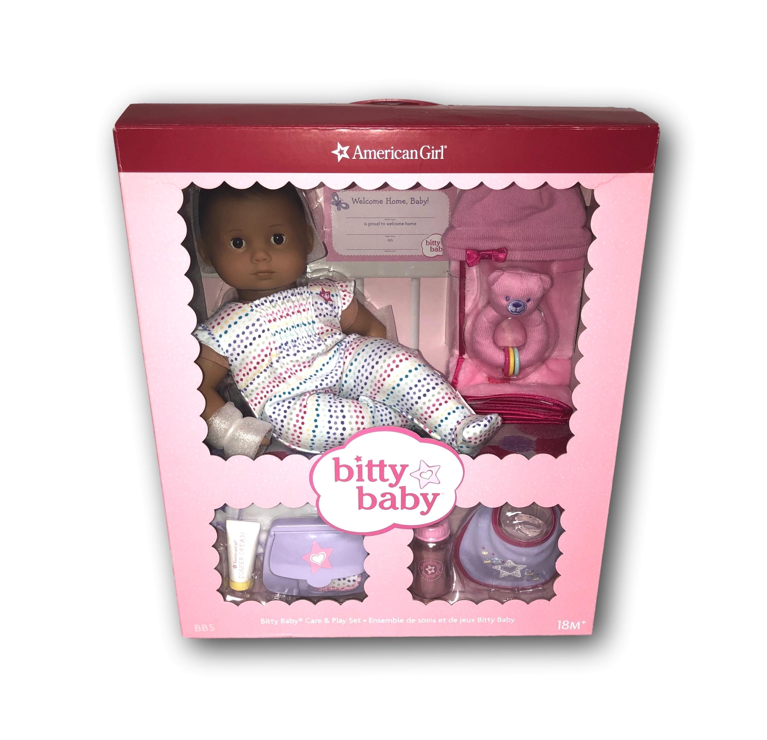 American Girl Bitty Baby Care & Play Set 15 Inch Doll & Accessories BB5 American Girl