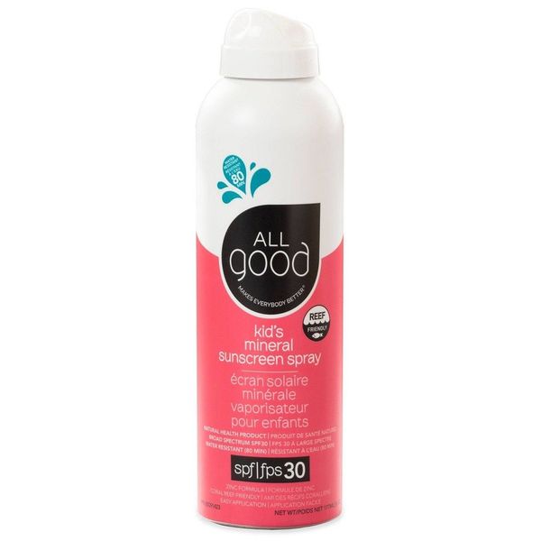 SPF 30 Kid's Mineral Sunscreen Spray, 6 oz. All Good