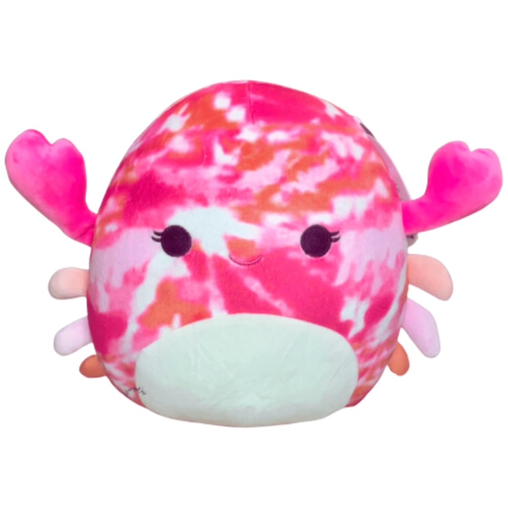 Squishmallows Official 14 inch Maddie the Pink And Peach Tie-Dye Crab - Child's Ultra Soft Stuffed Plush Toy Squishmallows